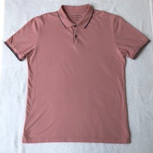 Banana Republic Men’s Plaster Pink Polo-Size L